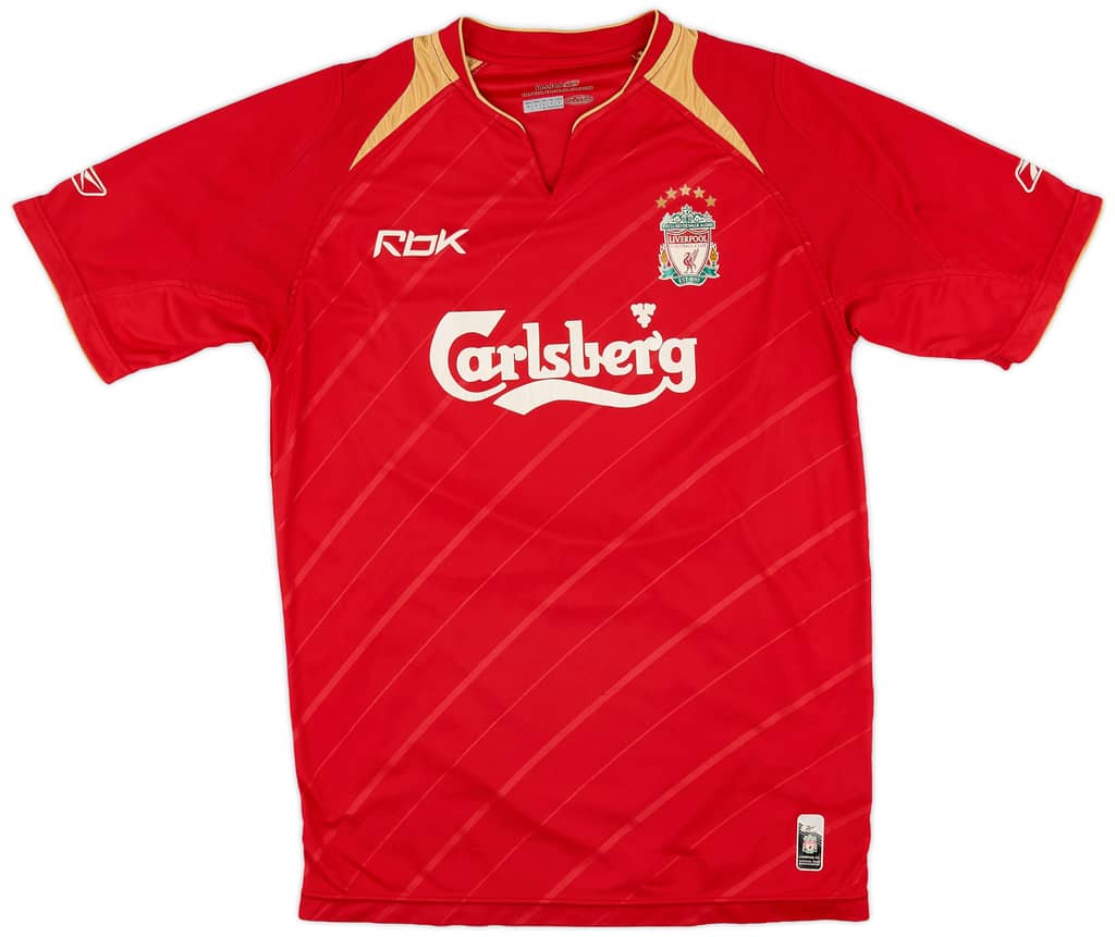 2005-06 Liverpool CL Home Shirt - 6/10 - (S)