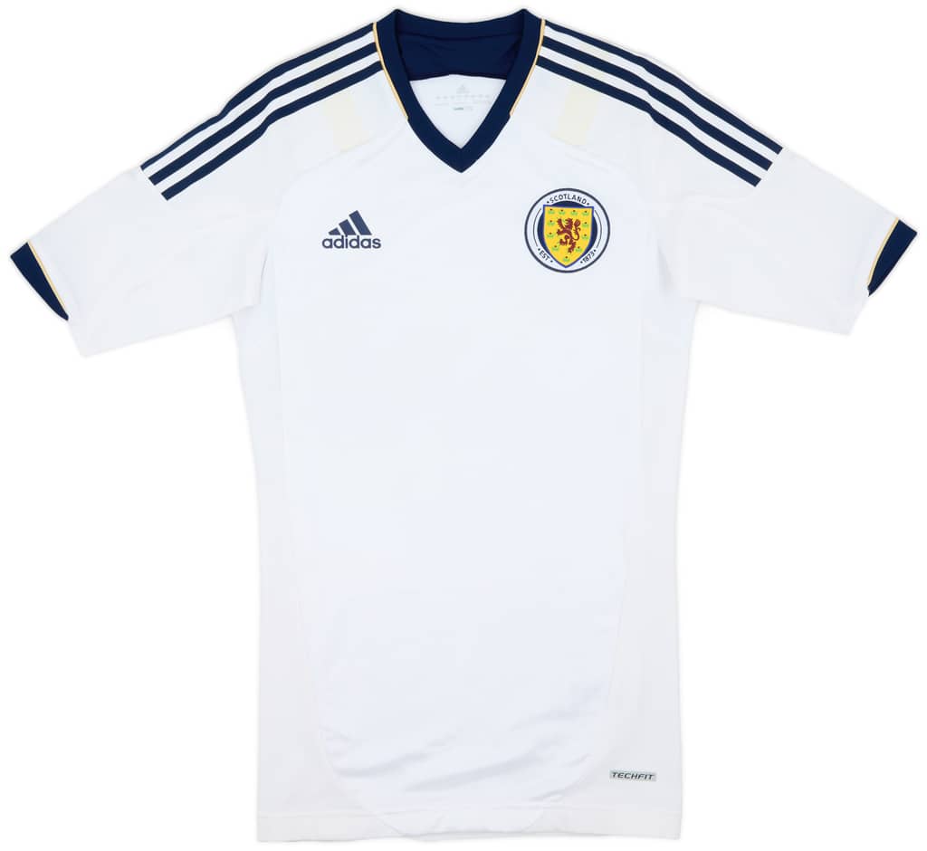 2012-14 Scotland Player Issue Techfit Away Shirt - 9/10 - (S)