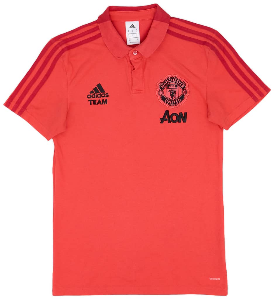 2018-19 Manchester United adidas Polo Shirt - 9/10 - (S)