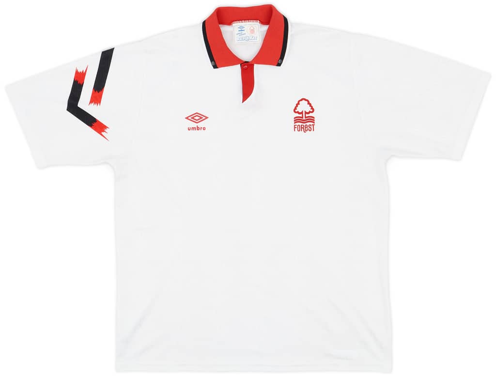 1991-93 Nottingham Forest Away Shirt - 8/10 - (XL)