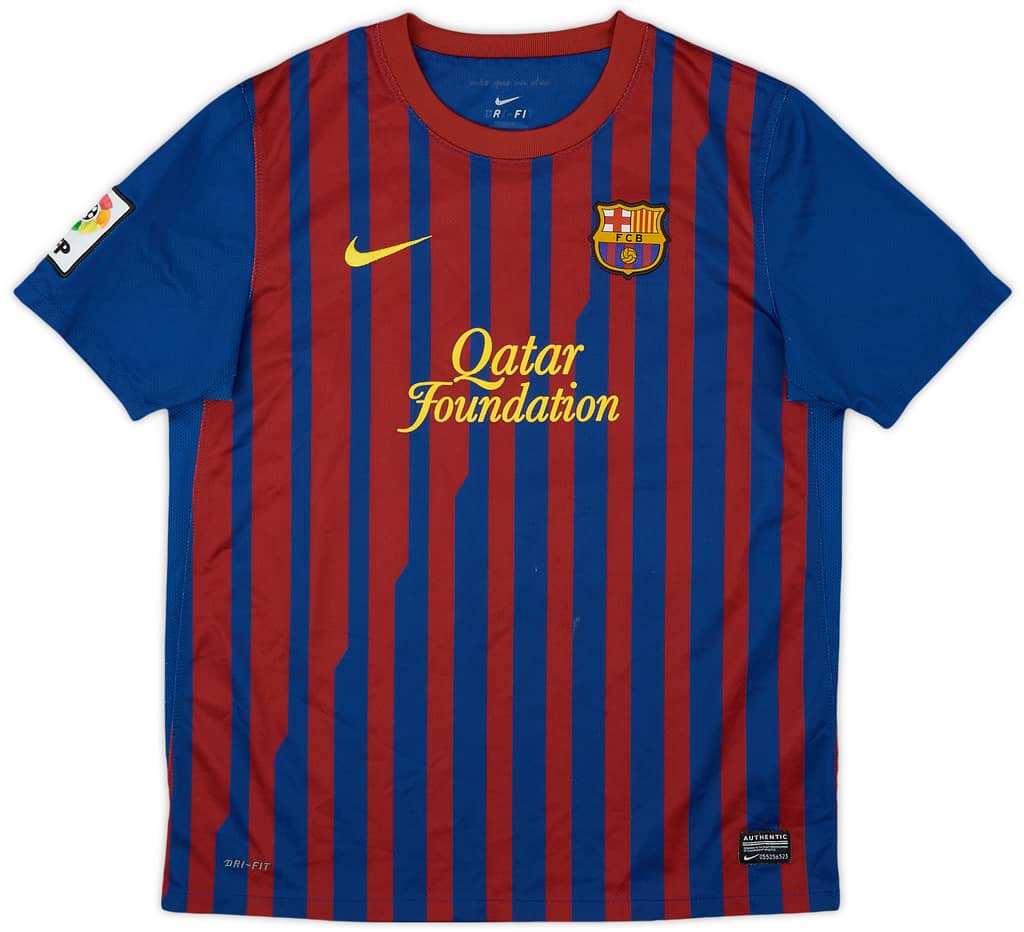 2011-12 Barcelona Home Shirt - 7/10 - (XL.Boys)