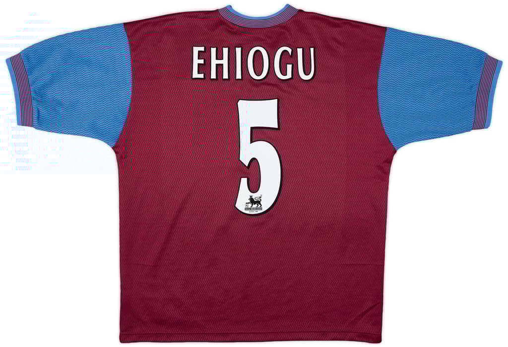 1997-98 Aston Villa Home Shirt Ehiogu #5 - 9/10 - (L)