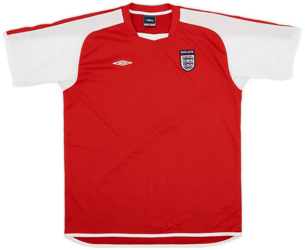 2004-05 England Umbro Training Shirt - 8/10 - (L)