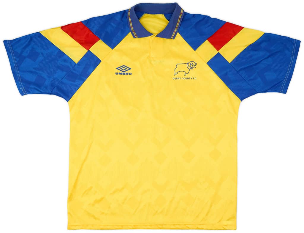 1991-92 Derby County Third Shirt - 8/10 - (XXL)