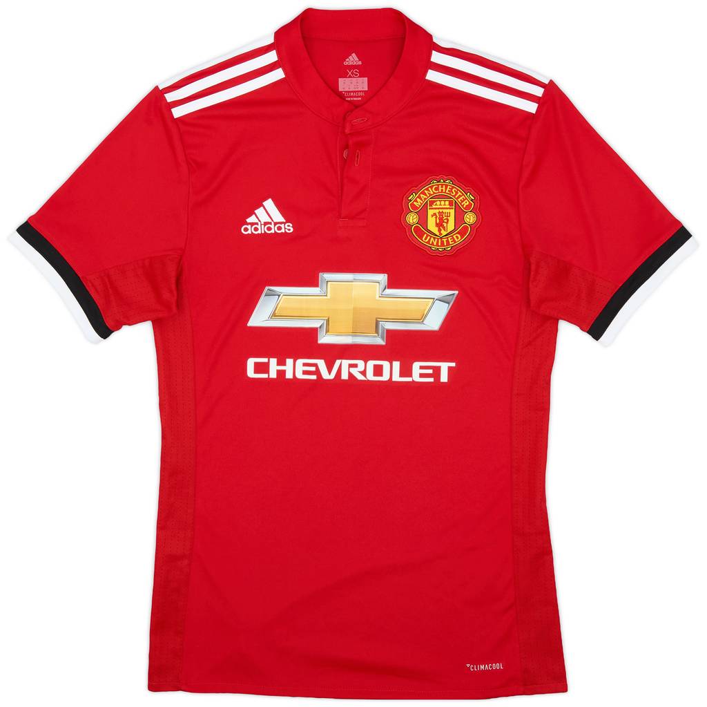 2017-18 Manchester United Home Shirt - 8/10 - (XS)