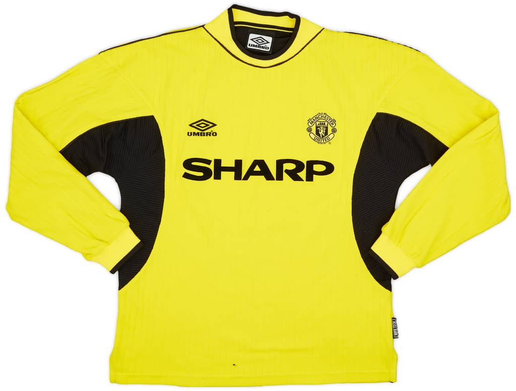 1999-00 Manchester United GK Shirt - 9/10 - (Y)