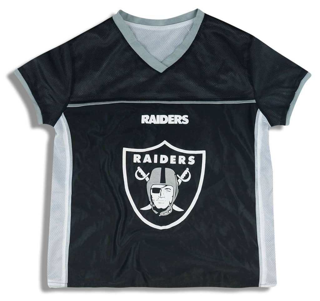 2010s Oakland Raiders NFL Flag Football Reversible Jersey Y
