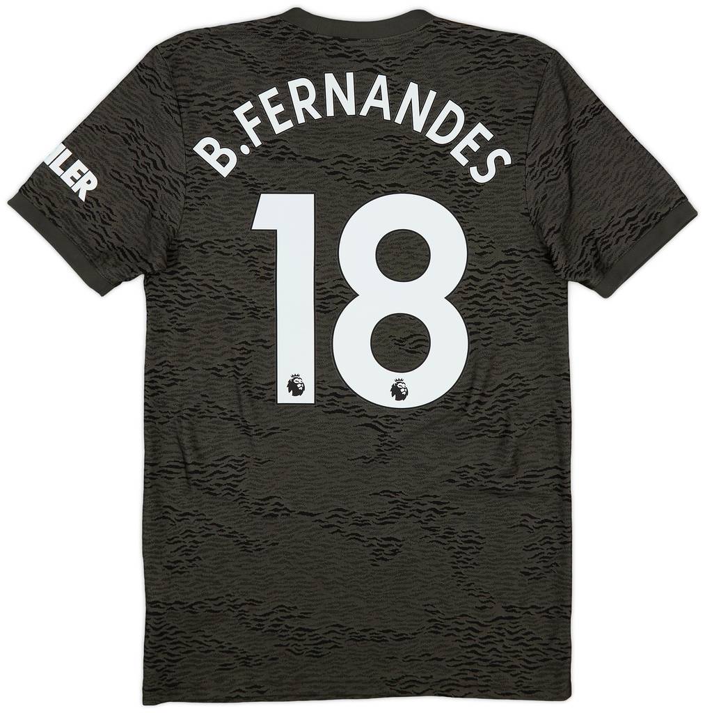 2020-21 Manchester United Away Shirt B.Fernandes #18 - 9/10 - (S)
