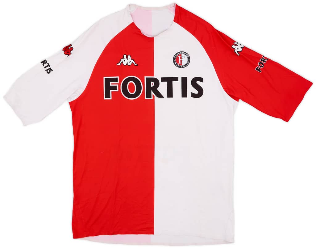 2006-07 Feyenoord Player Issue Home Shirt Buijs #7 - 6/10 - (XL)