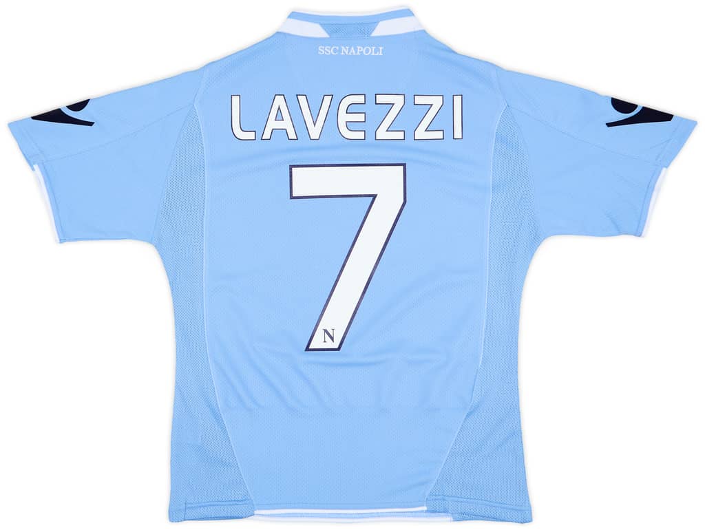 2009-10 Napoli Home Shirt Lavezzi #7 (S)