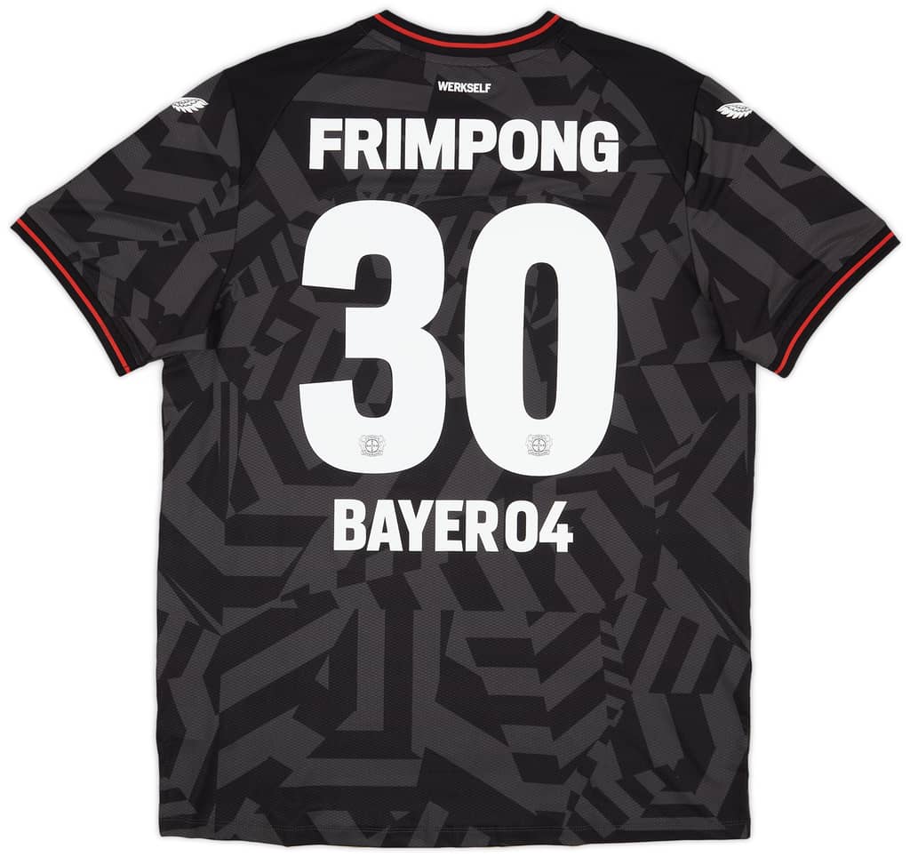 2022-23 Bayer Leverkusen Player Issue Pro Away Shirt Frimpong #30