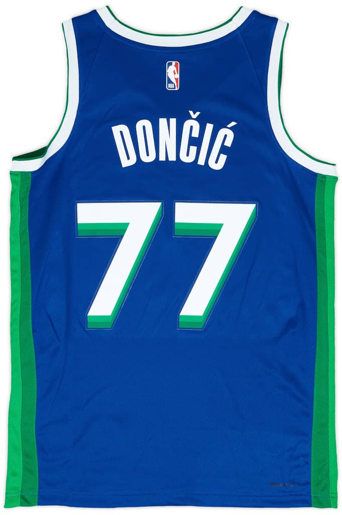 2022-23 Dallas Mavericks Doncic #77 Nike Swingman Alternate Jersey (S)