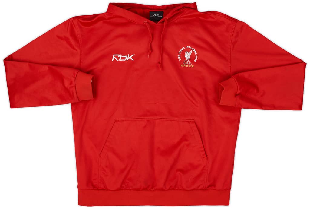 2005 Liverpool Reebok 'The Final Istanbul' Hooded Top - 7/10 - (M)