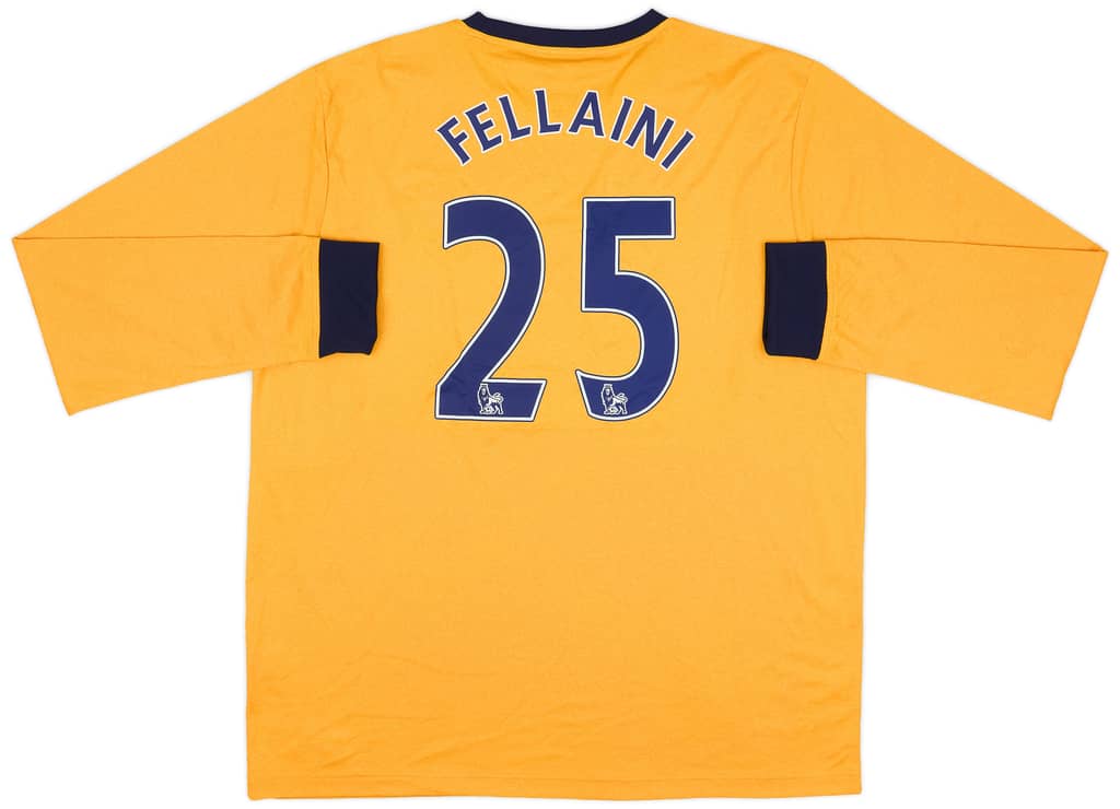 2011-12 Everton Away L/S Shirt Fellaini #25 (XL)