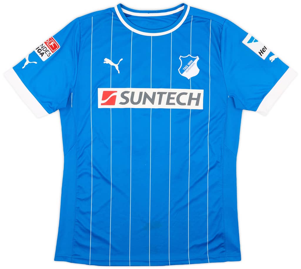 2012-13 TSG Hoffenheim Match Issue Home Shirt Delpierre #15