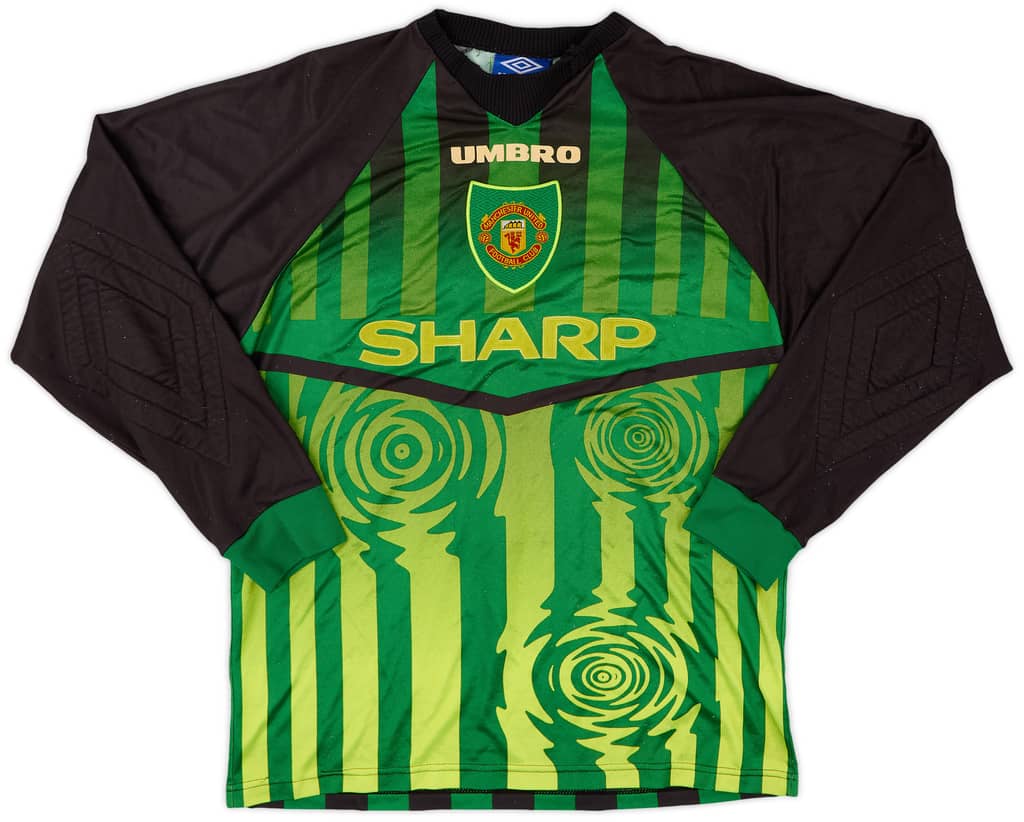 1997-98 Manchester United GK Shirt Schmeichel #1 - 6/10 - (M)