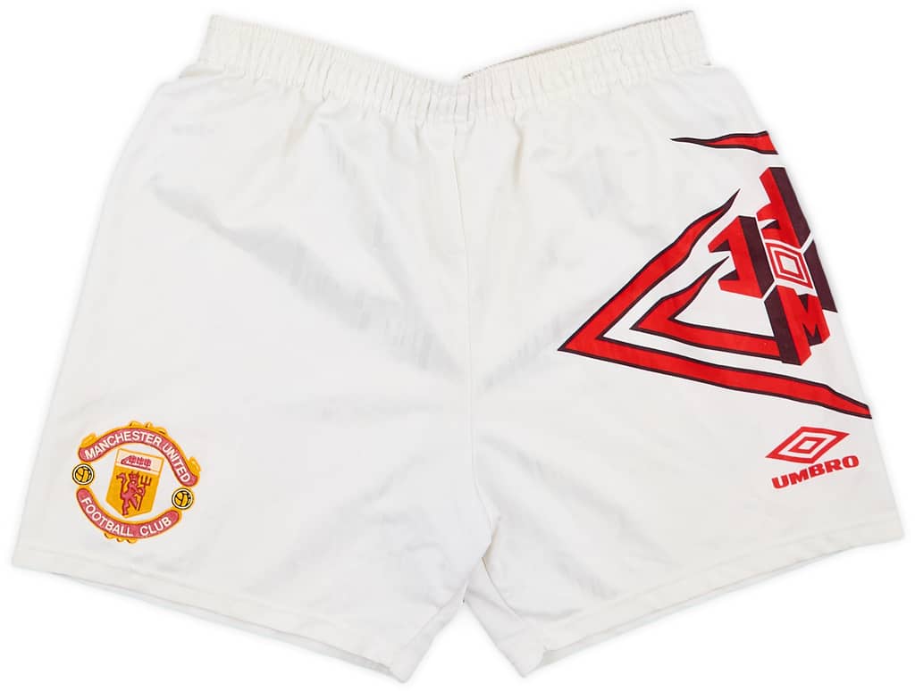 1992-94 Manchester United Home Shorts - 8/10 - (S)