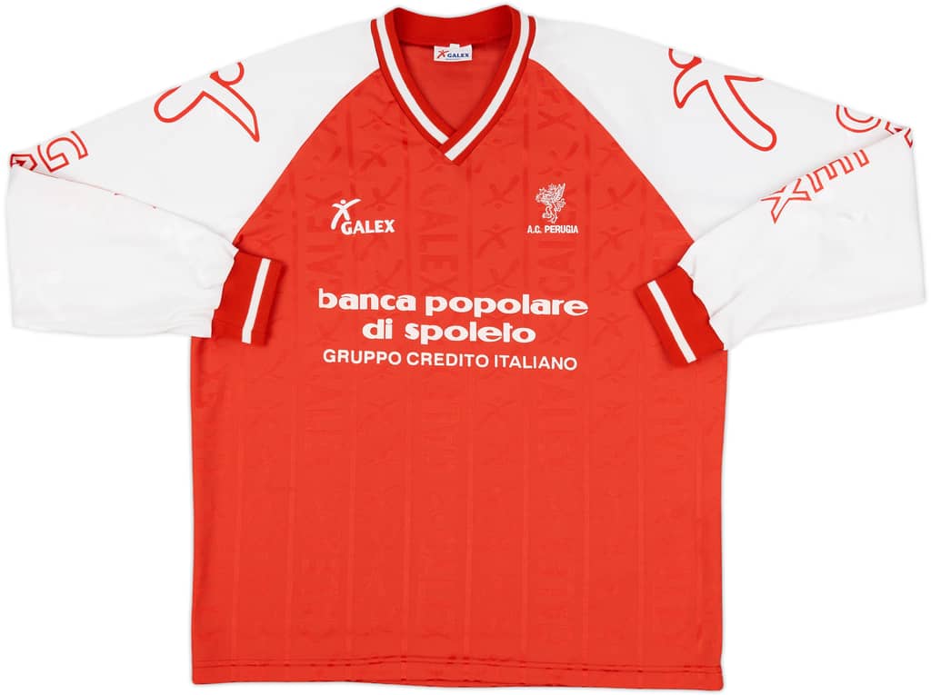 1995-96 Perugia Galex Training L/S Shirt - 8/10 - (XL)