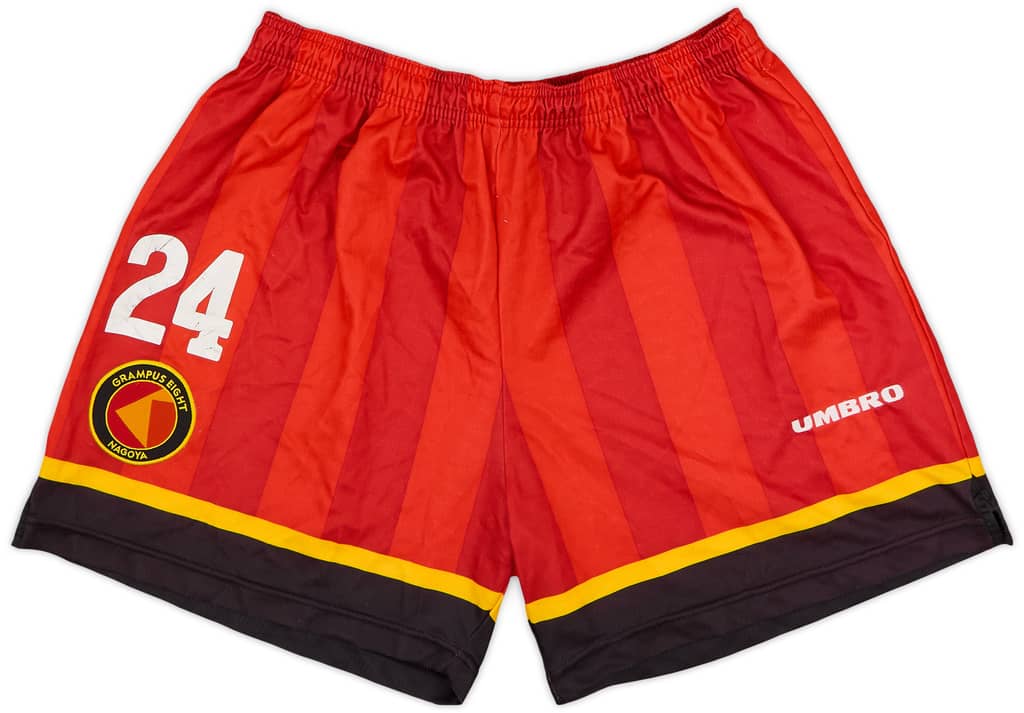 1997 Nagoya Grampus Eight Player Issue Home Shorts #24 - 6/10 - (L)