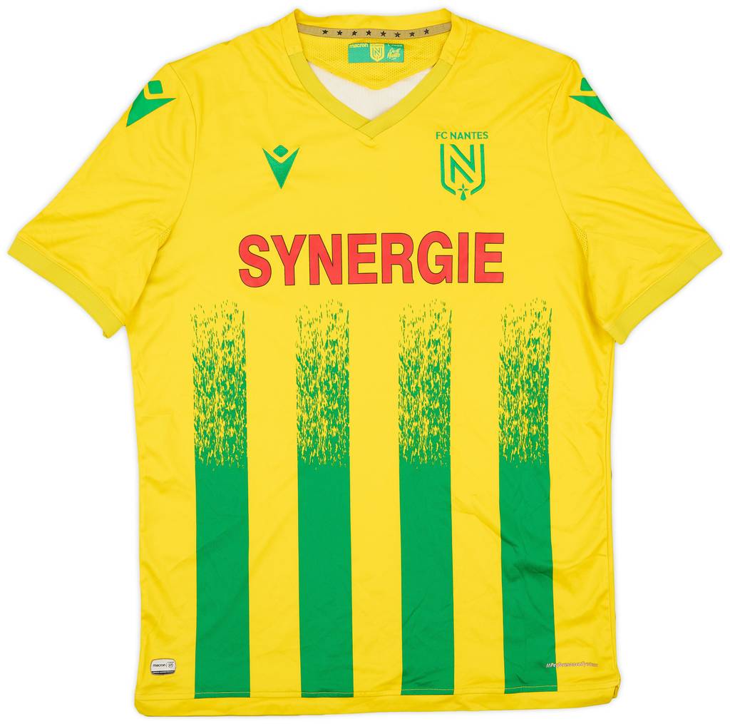 2020-21 Nantes Home Shirt - 8/10 - (L)