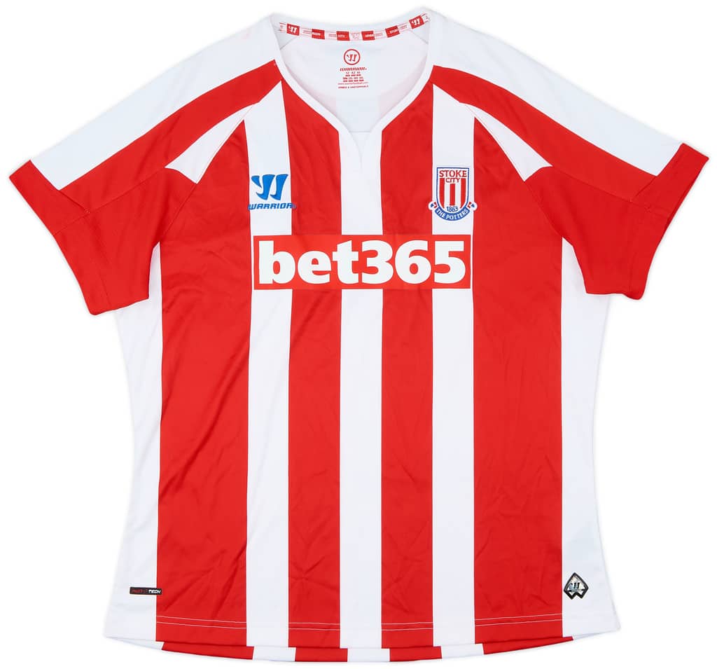 2014-15 Stoke City Home Shirt - 7/10 - (Women's XL)