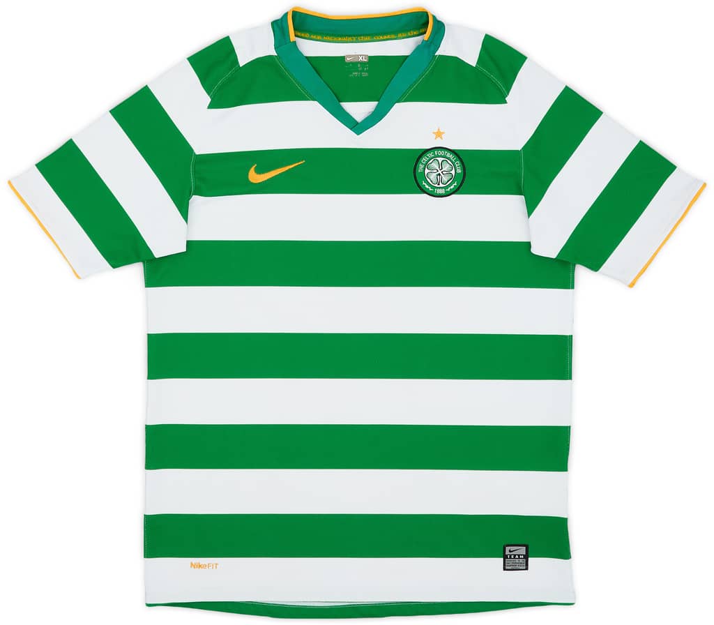 2008-10 Celtic Home Shirt - 8/10 - (XL.Boys)