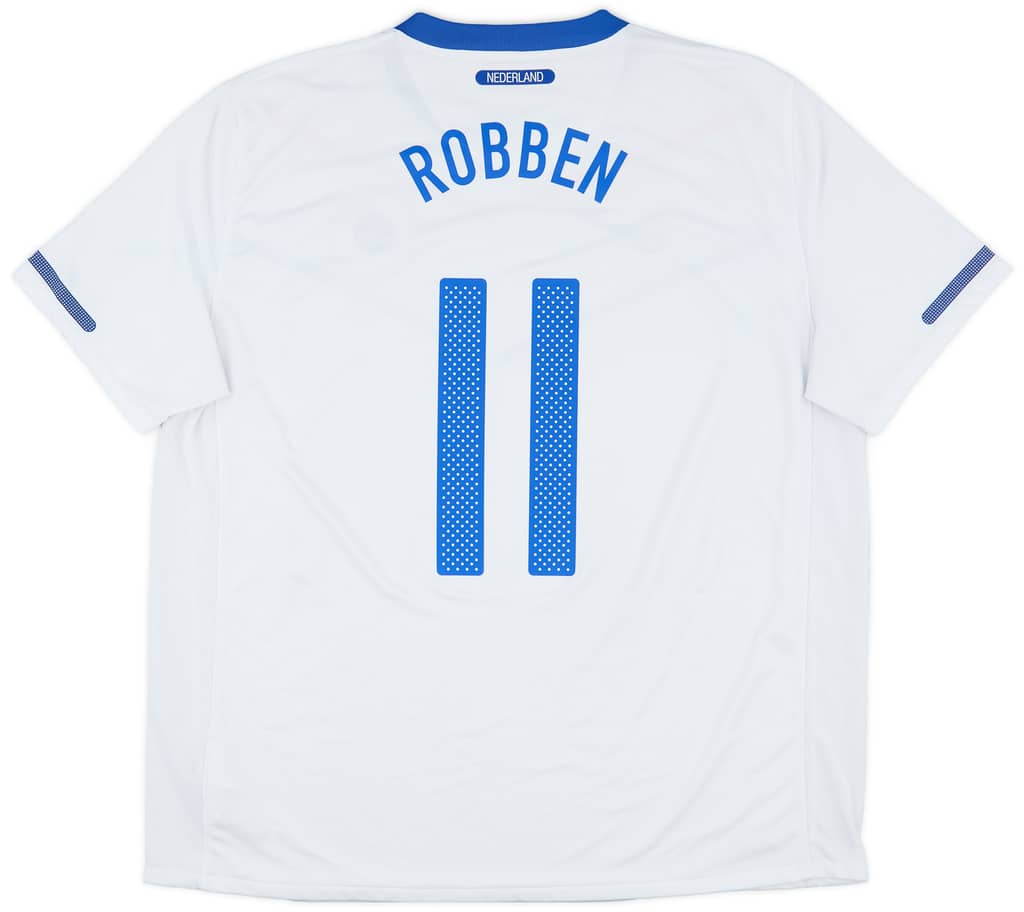 2010-11 Netherlands Away Shirt Robben #11 - 9/10 - (XXL)
