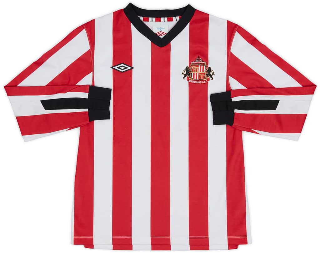 2011-12 Sunderland Home L/S Shirt - 7/10 - (S.Boys)