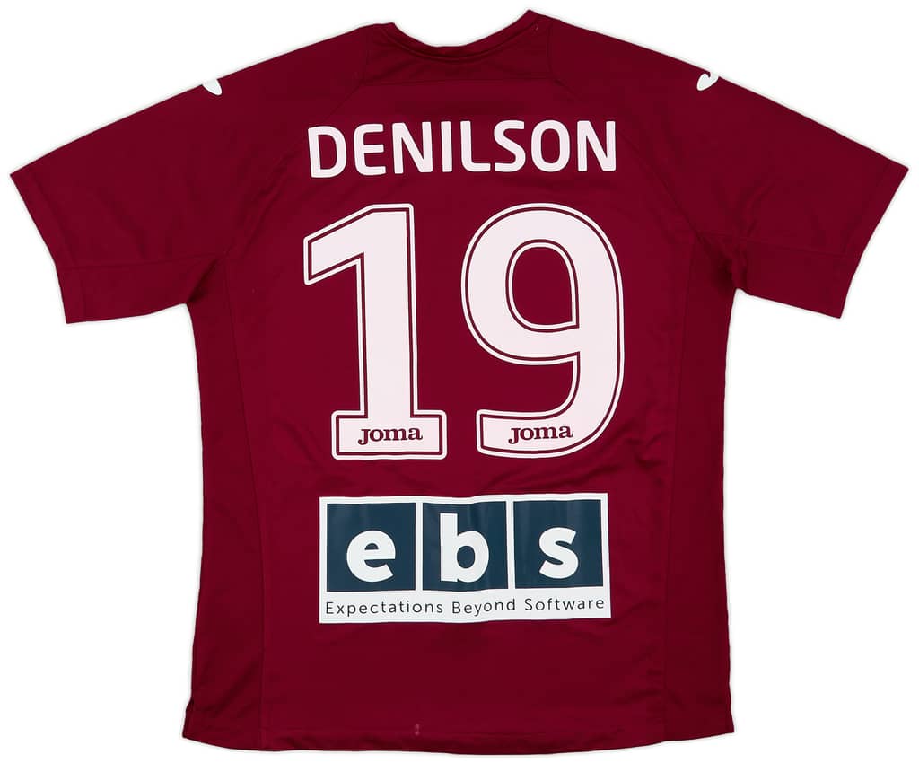 2013-14 Cluj Home Shirt Denilson #19 - 8/10 - (M)