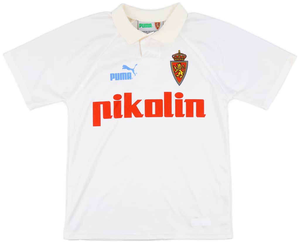 1994-95 Real Zaragoza Basic Home Shirt - 9/10 - (S)