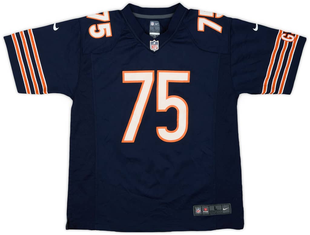 2013-16 Chicago Bears Long #75 Nike Game Home Jersey - 6/10 - (L.Boys)