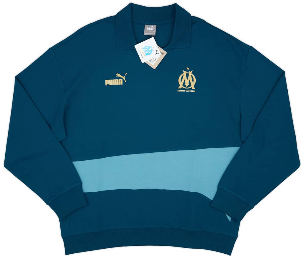 2024-25 Olympique Marseille Puma ftblCulture+ Sweat Top