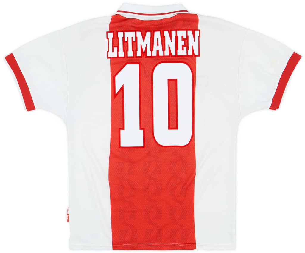 1998-99 Ajax Home Shirt Litmanen #10 - 6/10 - (S)