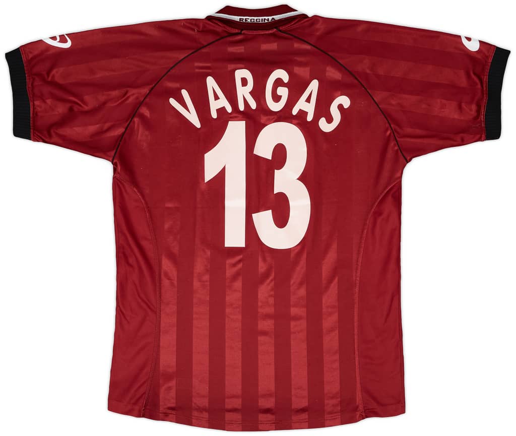 2002-03 Reggina Home Shirt Vargas #13 - 7/10 - (XL)