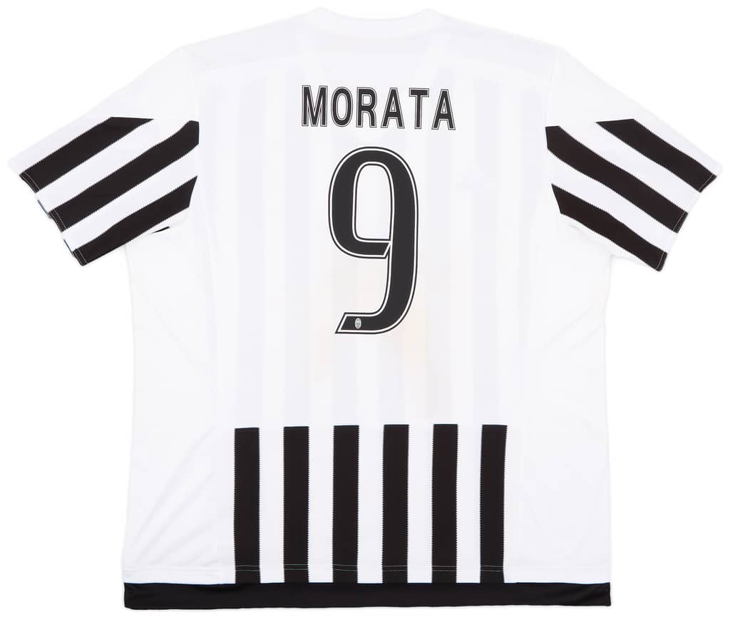 2015-16 Juventus Home Shirt Morata #9 - 7/10 - (XXL)