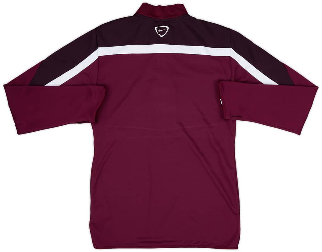 2014-15 England Nike 1/4 Zip Drill Top - 9/10 - (M)