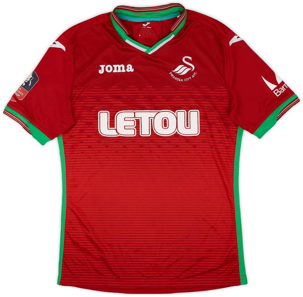 2017-18 Swansea Away Shirt - 6/10 - (S)