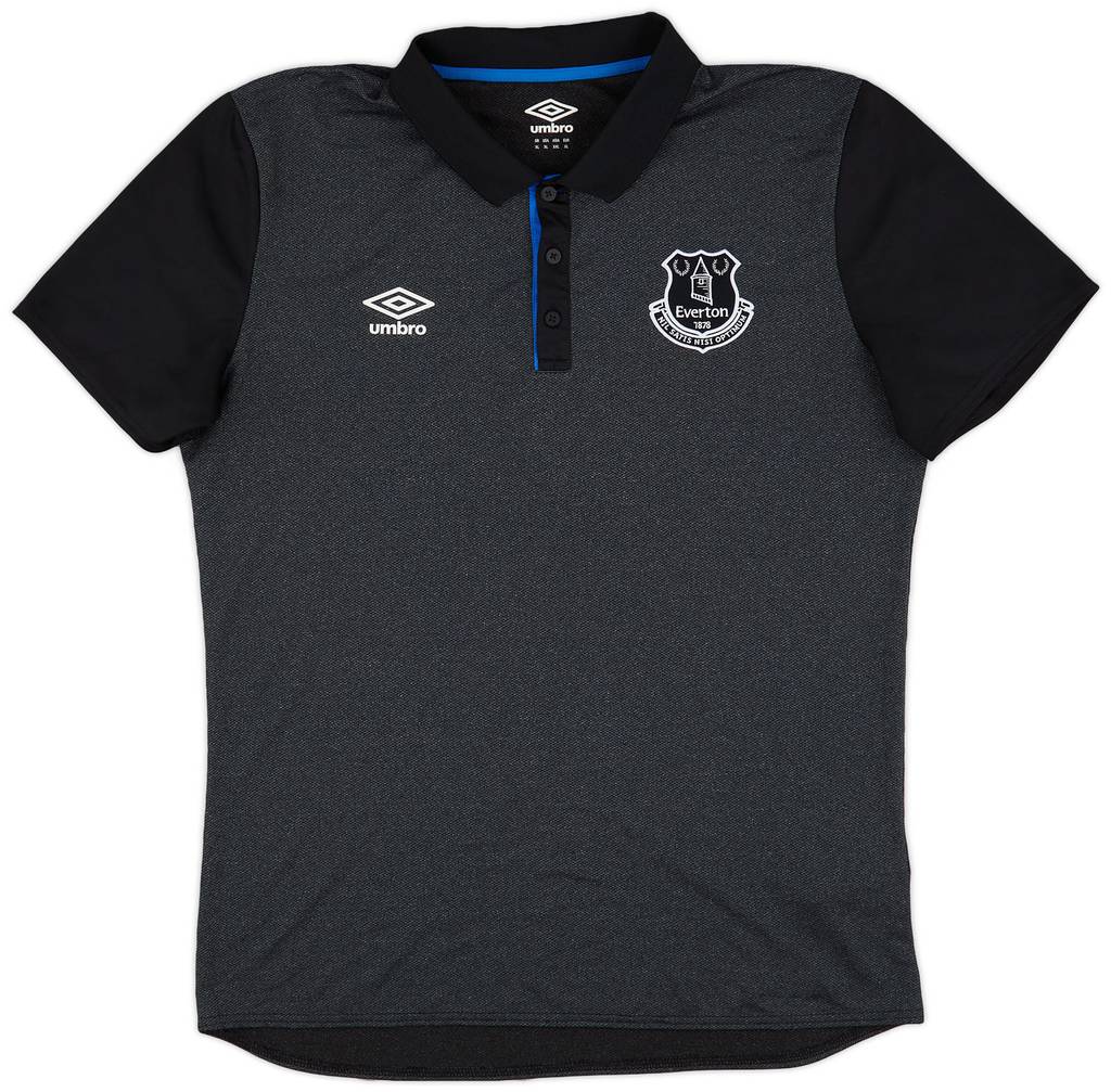 2018-19 Everton Umbro Polo Shirt - 9/10 - (XL)