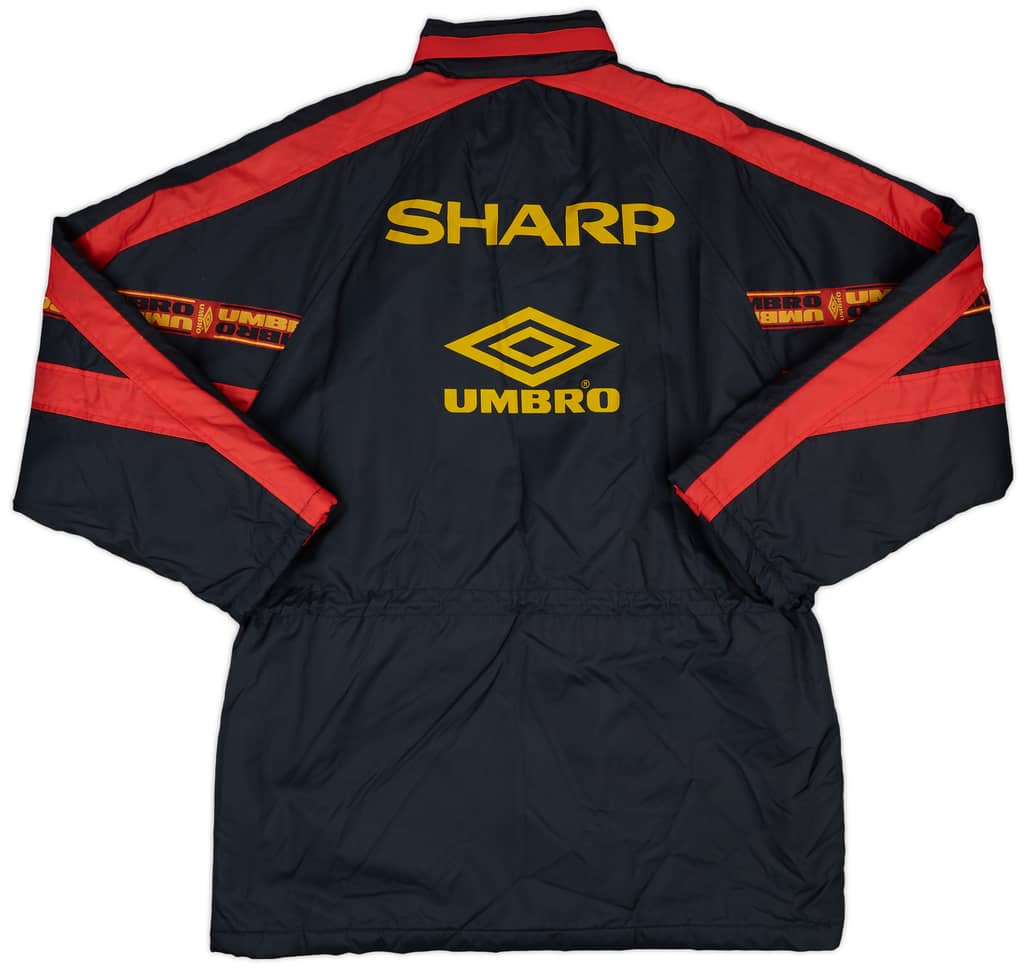 1996-97 Manchester United Umbro Padded Bench Coat - 9/10 - (L)