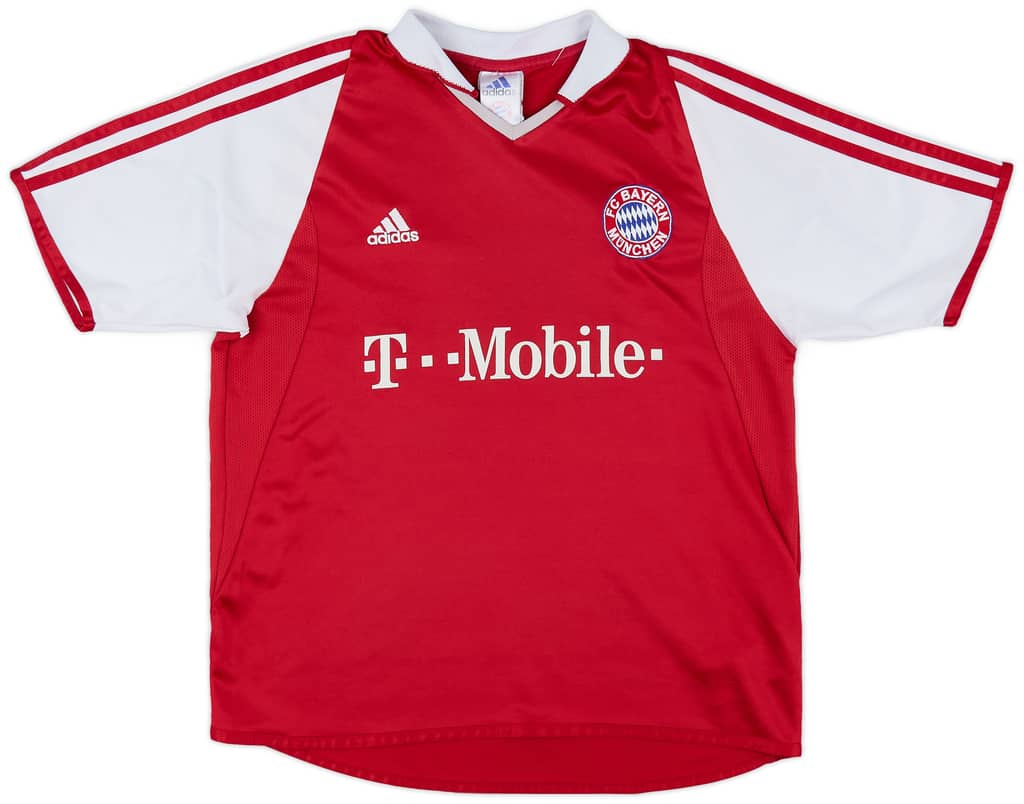 2003-04 Bayern Munich Home Shirt - 7/10 - (L.Boys)