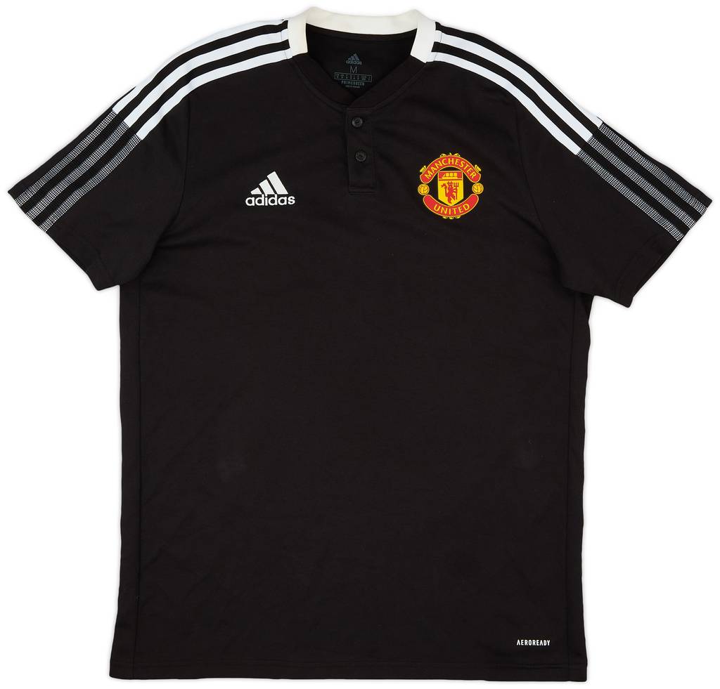 2021-22 Manchester United adidas Polo Shirt - 8/10 - (M)