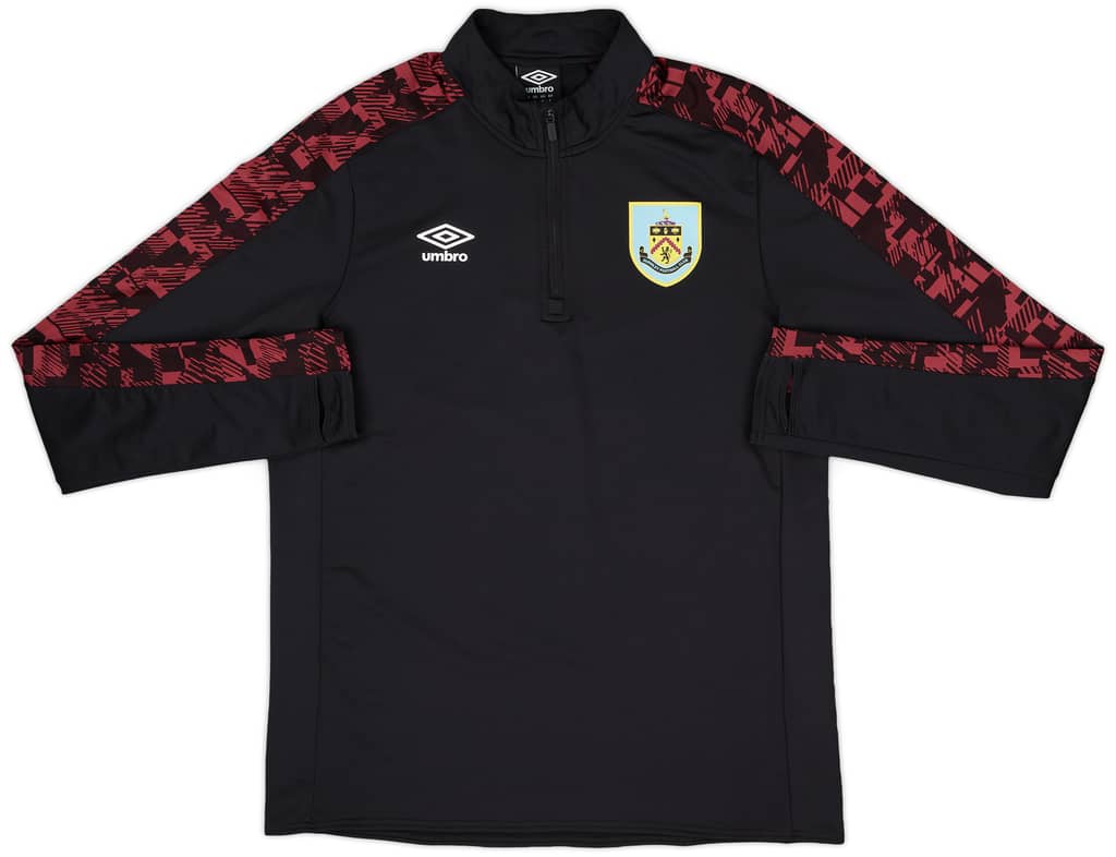 2020-21 Burnley Umbro 1/4 Zip Drill Top - 9/10 - (L)