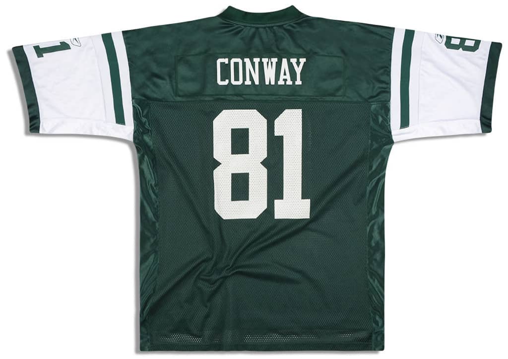 2003 New York Jets Conway #81 Reebok On Field Jersey (Home) XL