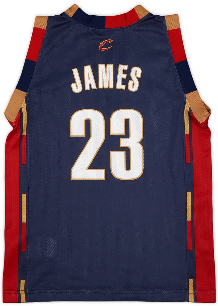 2005-10 Cleveland Cavaliers James #23 Champion Alternate Jersey - 9/10 - (S.Boys)