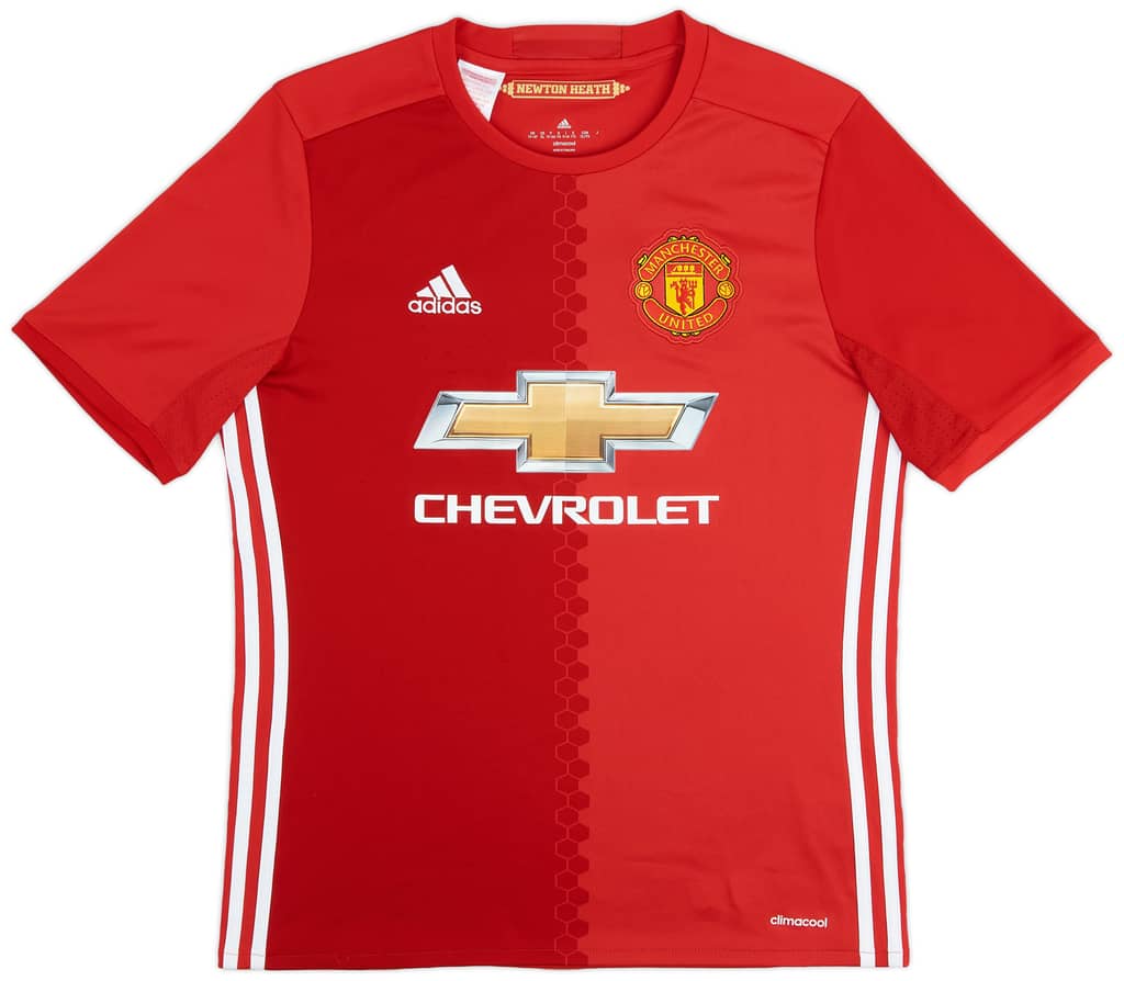 2016-17 Manchester United Home Shirt - 9/10 - (XL.Boys)