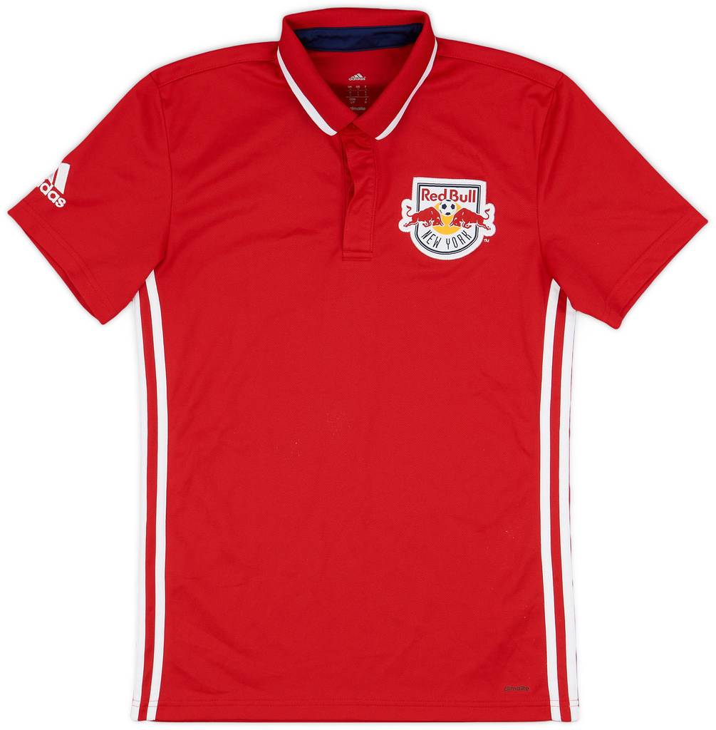 2015 New York Red Bulls adidas Polo Shirt - 9/10 - (S)