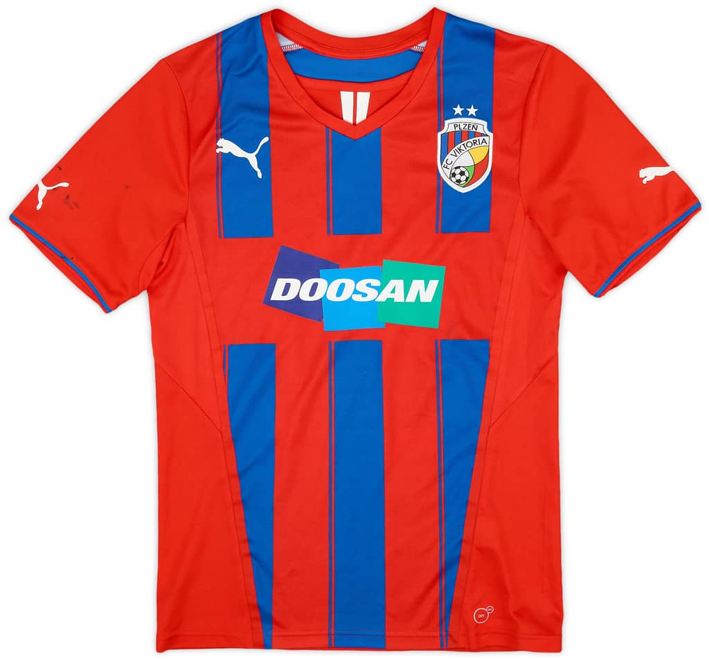 2013-14 Viktoria Plzen Signed Home Shirt Prochazka #21 - 6/10 - (S)