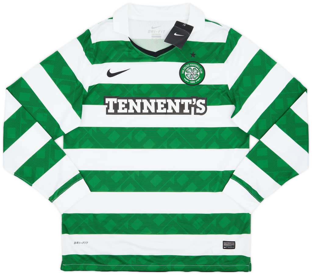 2010-12 Celtic Home L/S Shirt (XL)