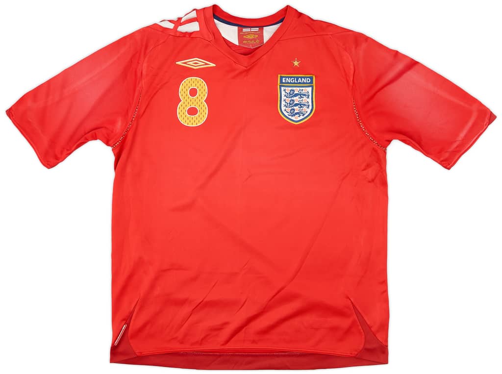 2006-08 England Away Shirt Lampard #8 - 6/10 - (L)