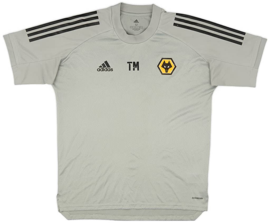 2019-20 Wolves Staff Issue adidas Training Shirt TM - 8/10 - (M)